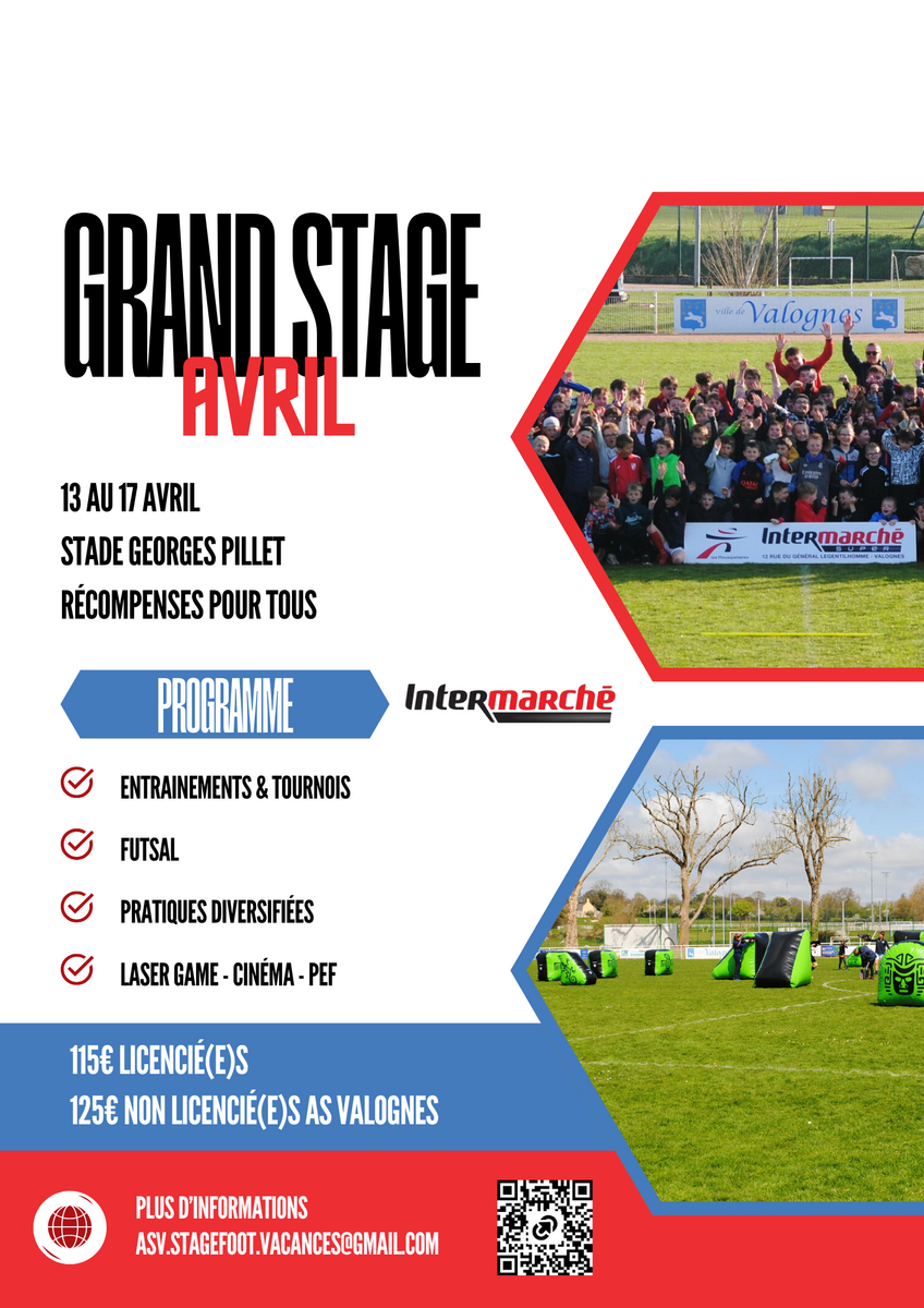 GRAND STAGE D'AVRIL
