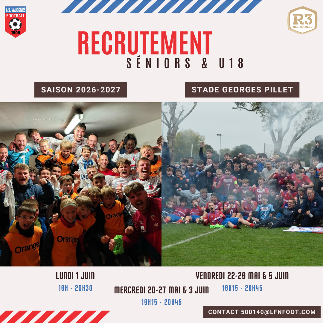 SÉNIORS & U18