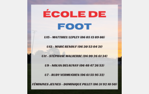 École de foot