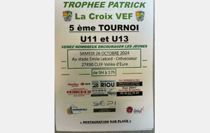 U13 - Trophée Patrick- St Croix VEF dans l'Eure