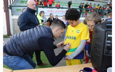 FREDERIC GUILBERT PARRAIN DE NOTRE ECOLE DE FOOT !!!