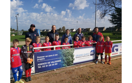 L’agence Banque Populaire Grand Ouest de Valognes, Fidèle partenaire de l’AS Valognes Football !