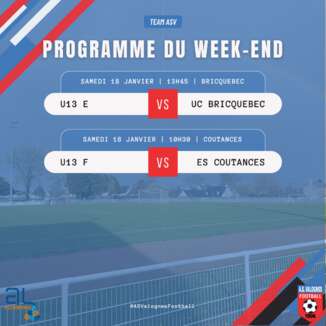 Programme du 17, 18 et 19 Janvier